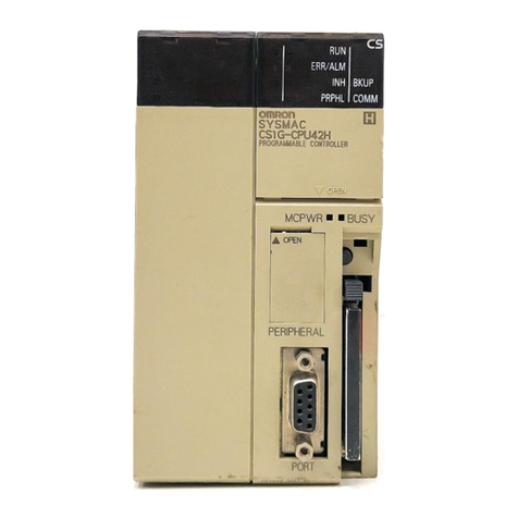 Omron CS1G-CPU42H Parts list manual