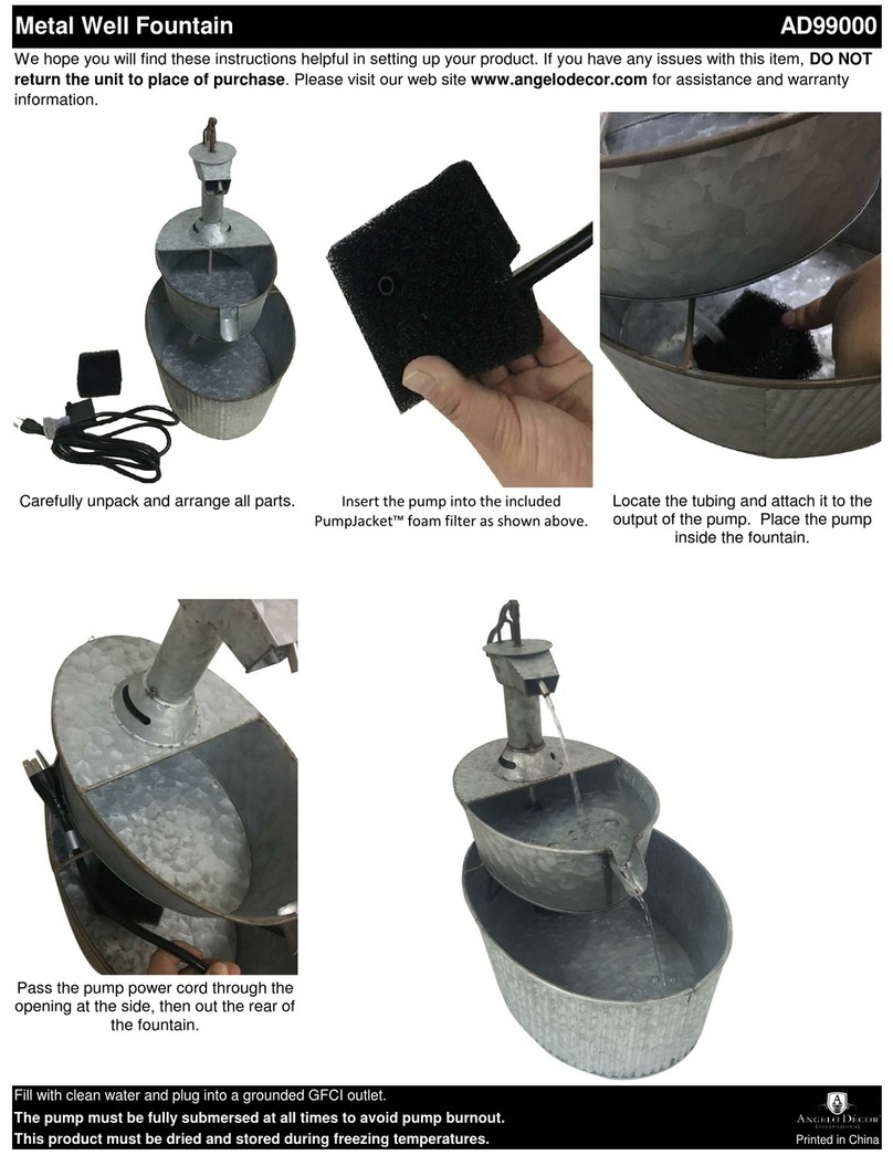 Angelo Decor AD99000 User manual Angelo Decor AD99000 User manual