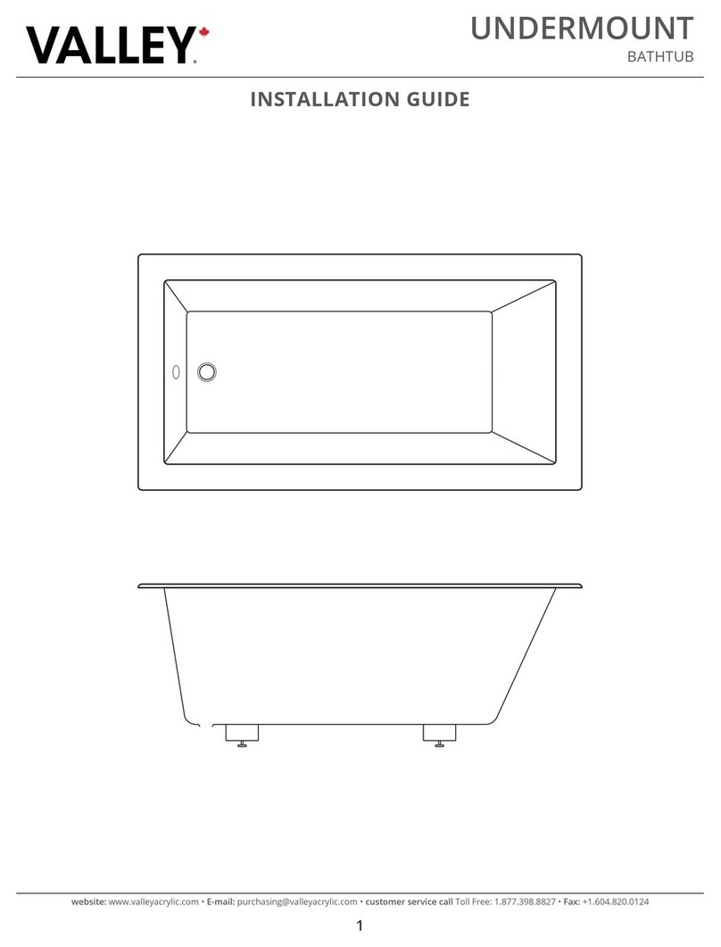 Valley UNDERMOUNT installation guide