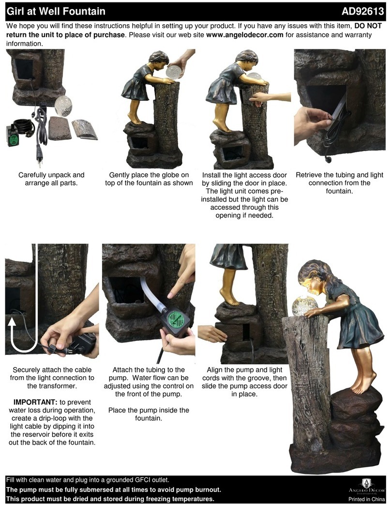 Angelo Decor AD92613 User manual Angelo Decor AD92613 User manual