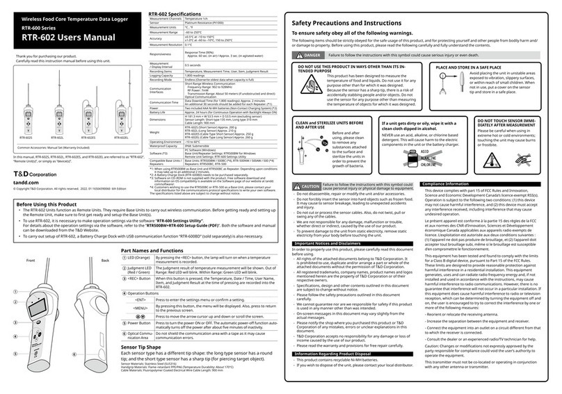 T&D RTR-600 Series user manual