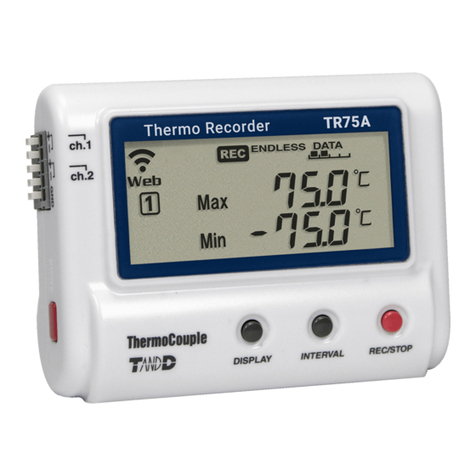 T&D TR75A quick start guide