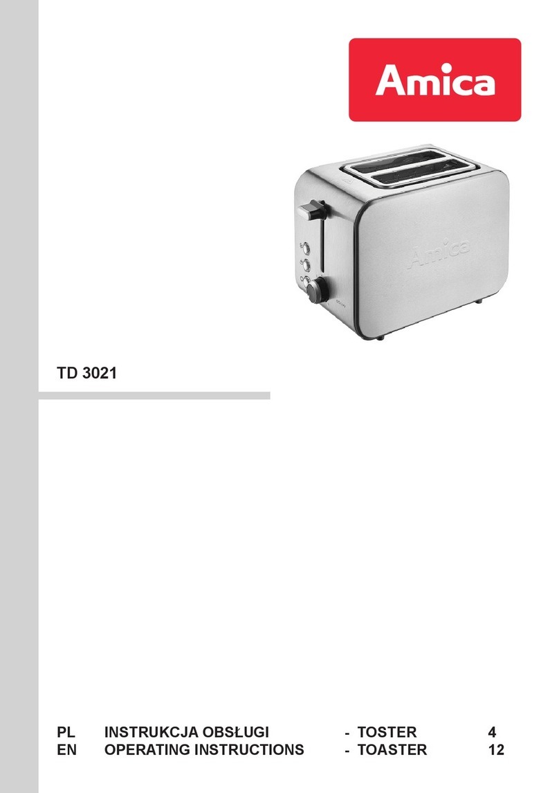 Amica TD 3021 operating instructions