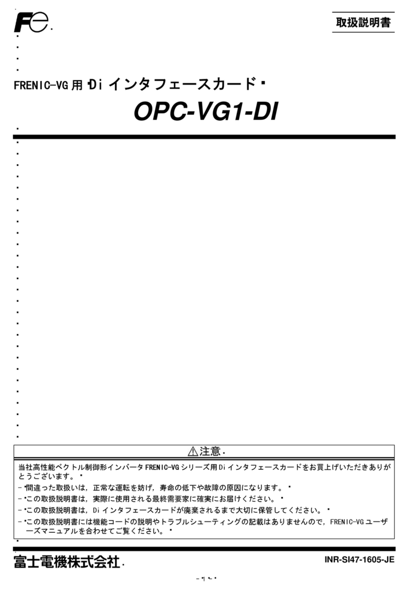 Fuji Electric OPC-VG1-DI instruction manual