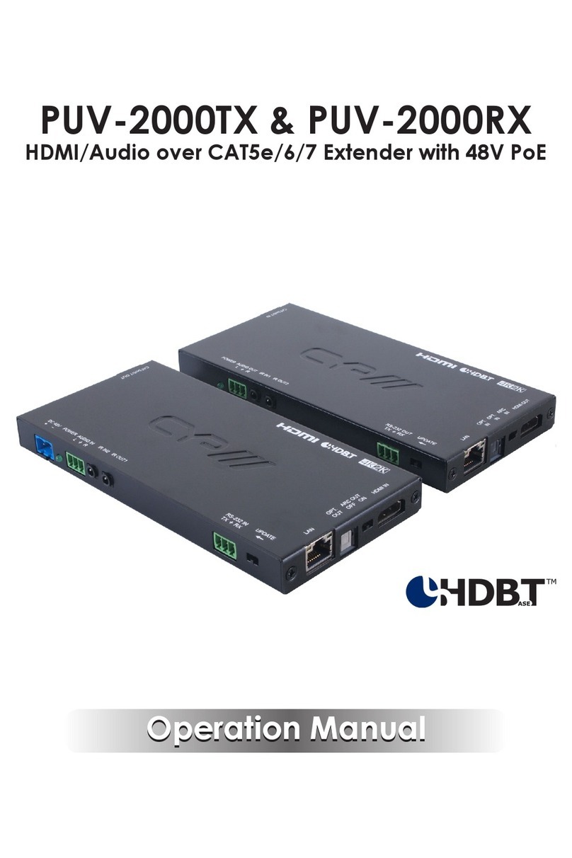 CYP PUV-2000TX User manual