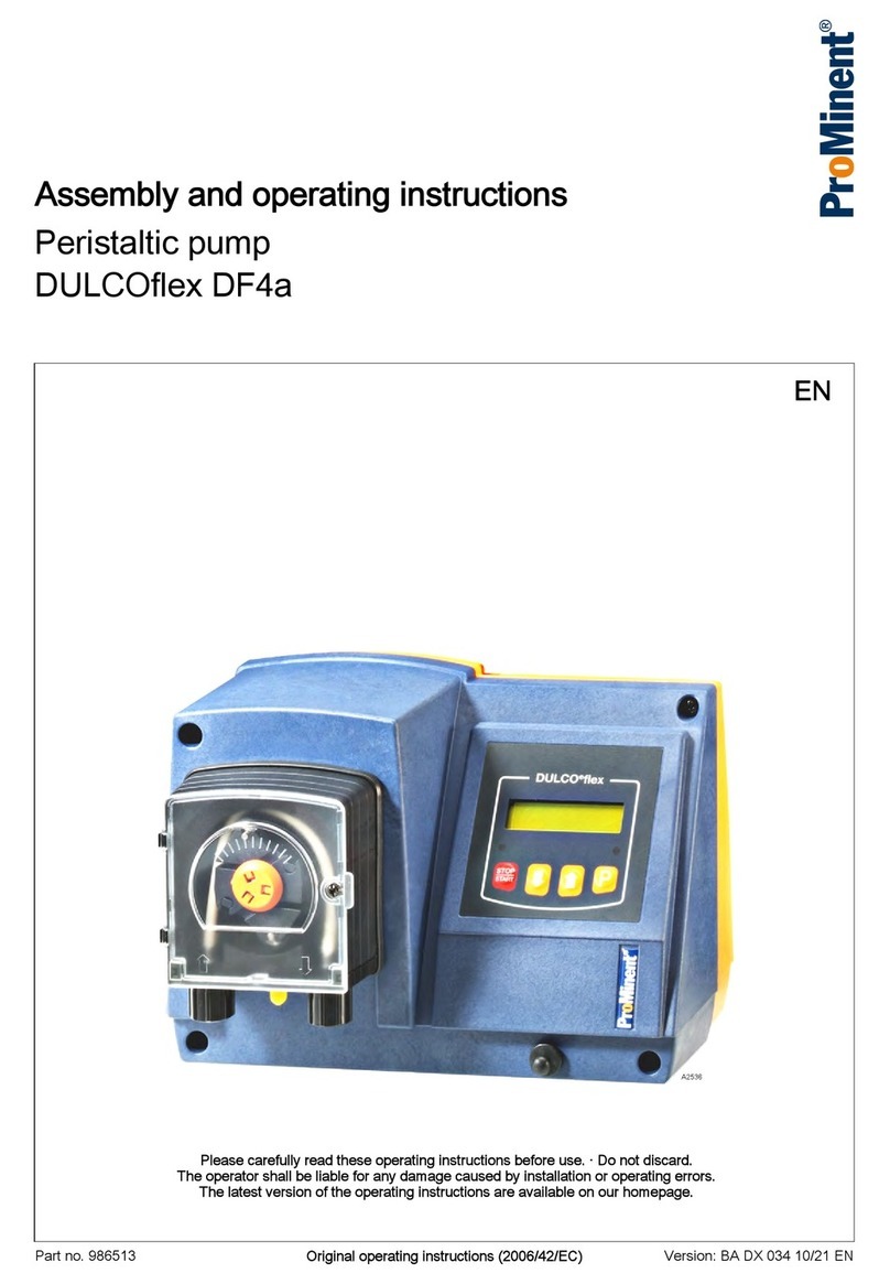 ProMinent DULCOflex DF4a Assembly and operating instructions