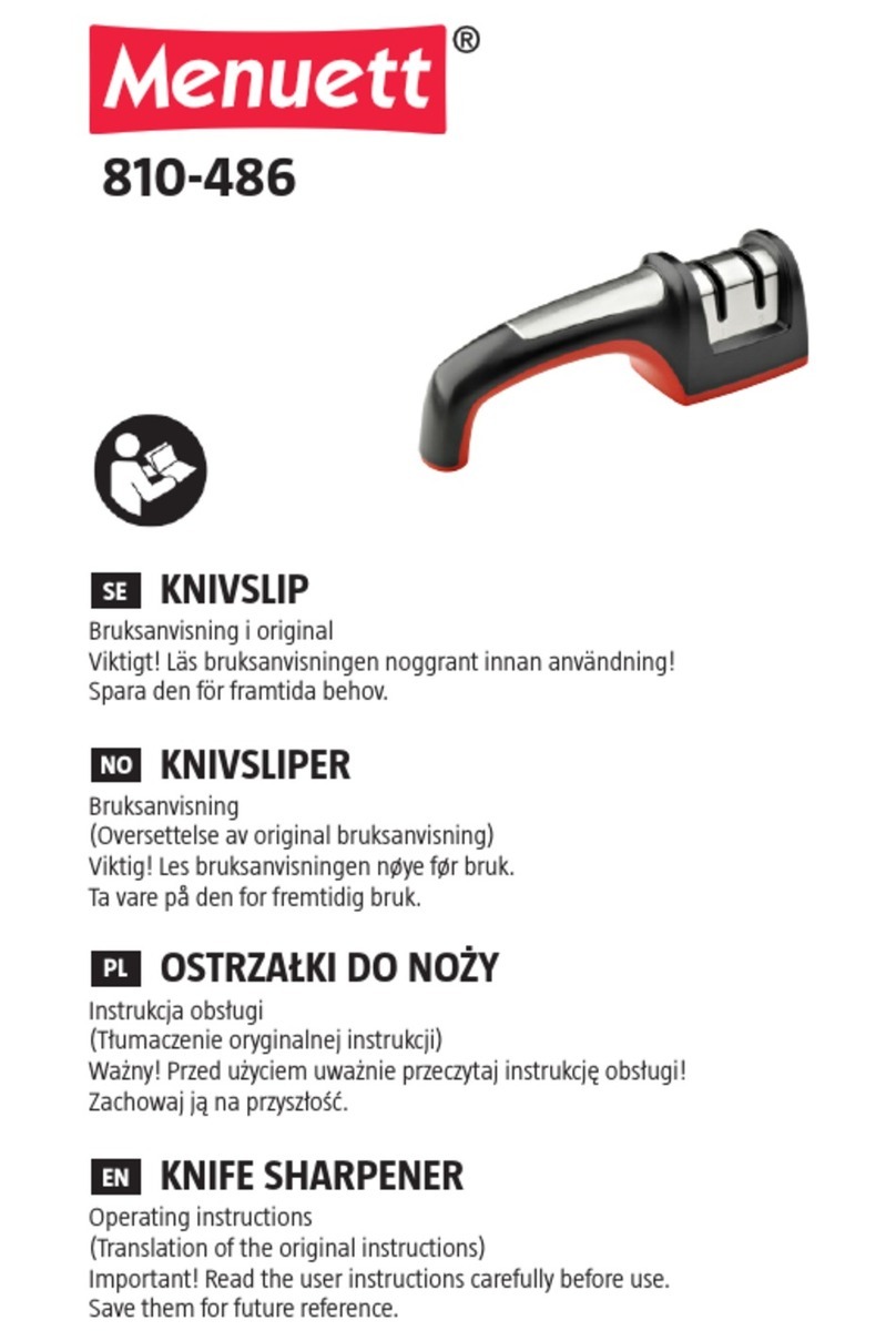 Menuett 810-486 Translation of the original instructions