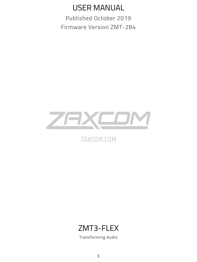 Zaxcom ZMT3-FLEX user manual