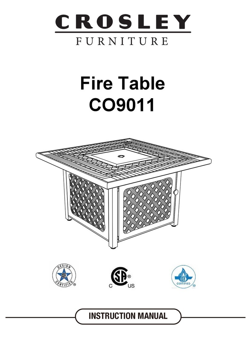 Crosley Furniture CO9011 instruction manual