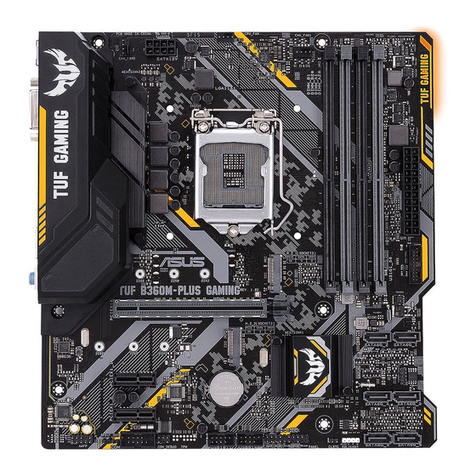 Asus TUF B360M-PLUS GAMING/BR User manual