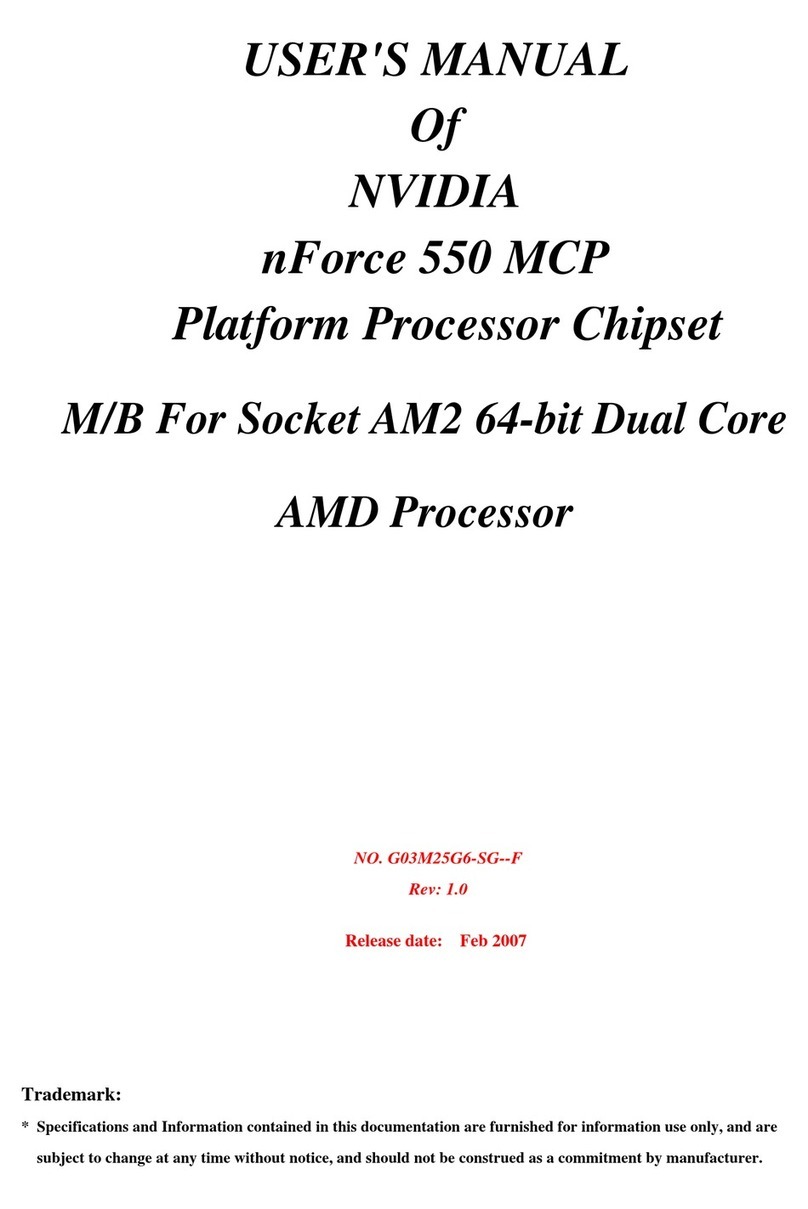 Nvidia nForce 550 MCP User manual