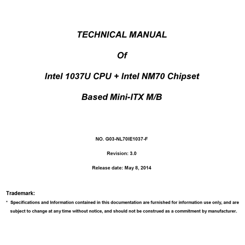 Intel 1037U Technical manual