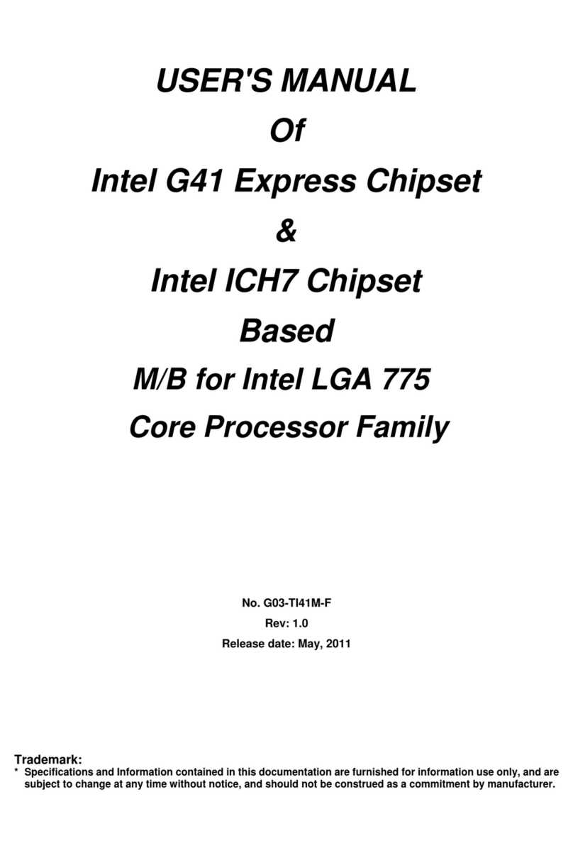 Intel G41 Express Chipset User manual