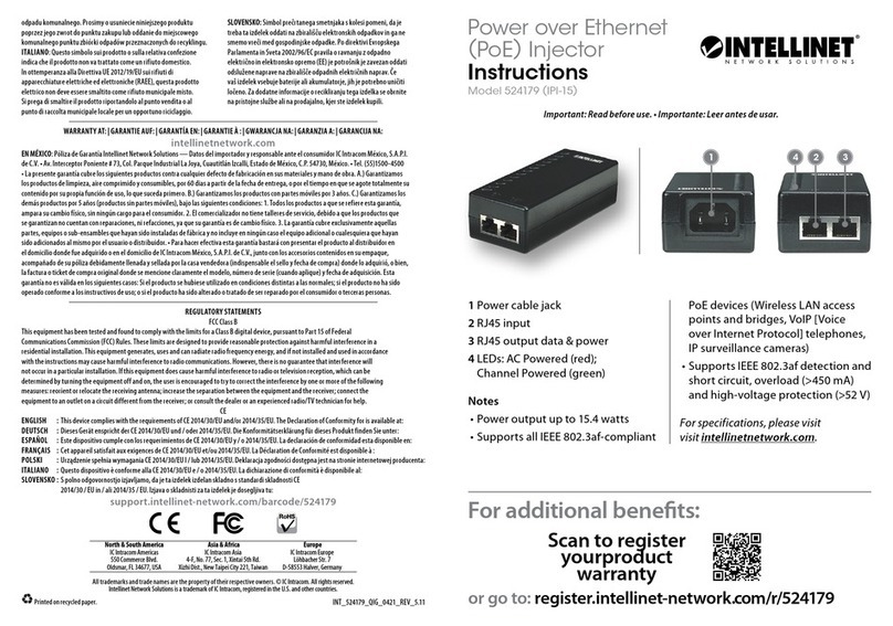 Intellinet IPI-15 instructions