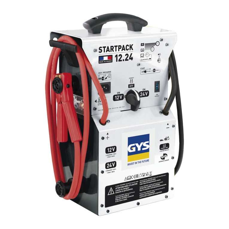 GYS STARTPACK 12.24 User manual GYS STARTPACK 12.24 User manual