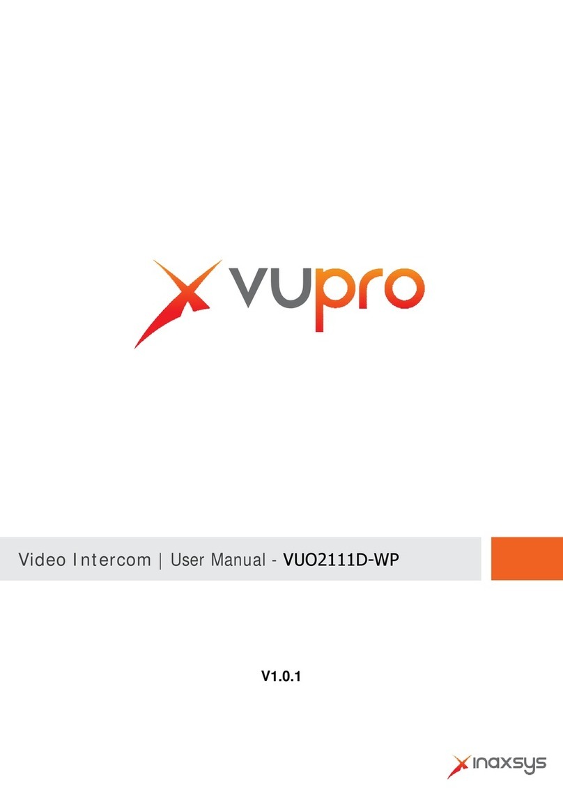 Inaxsys Vupro VUO2111D-WP user manual