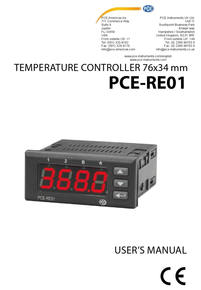 PCE Instruments PCE-RE01 user manual