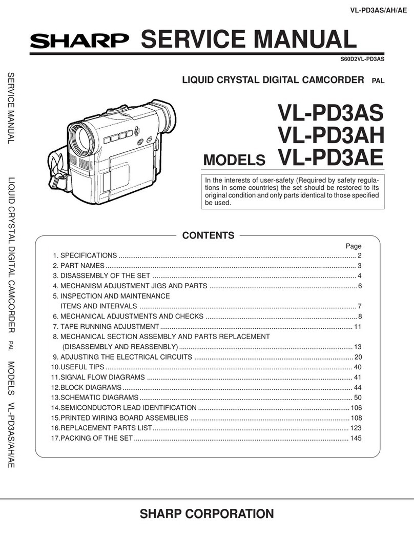 Sharp VL-PD3AS User manual