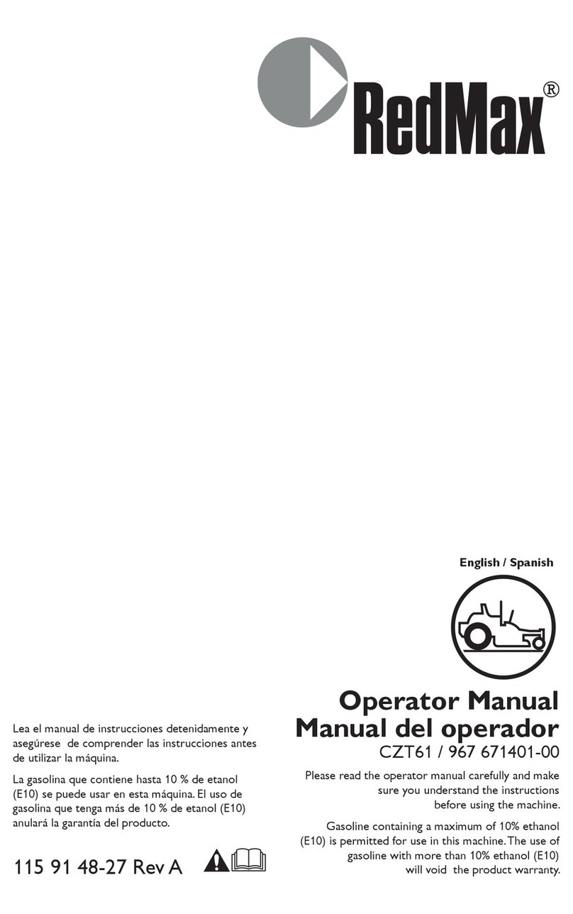 RedMax CZT61 Operator's manual