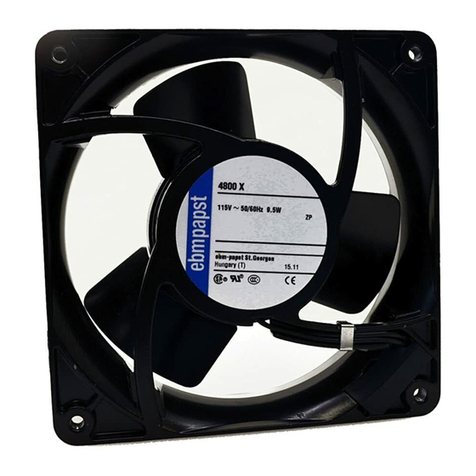 Ebmpapst W2S130-AA19-38 User manual