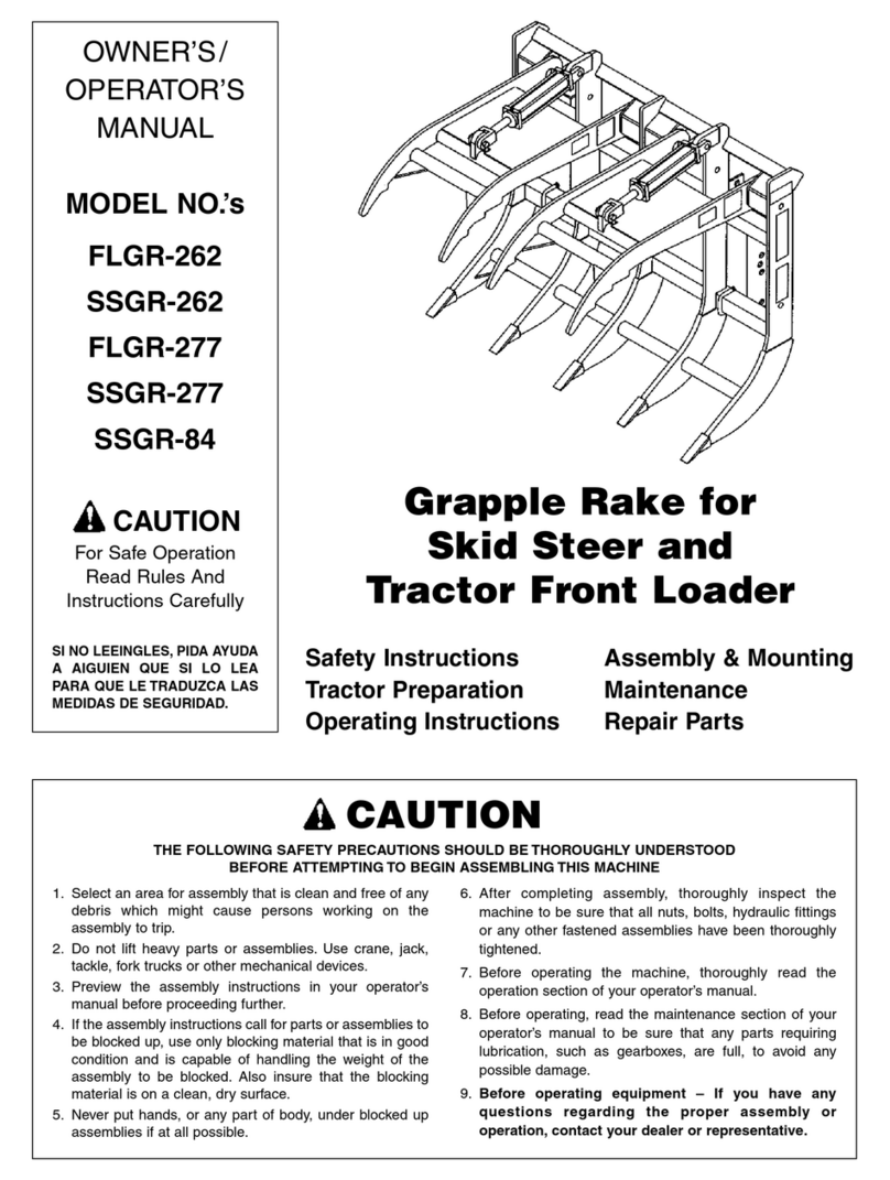 Worksaver SSGR-84 Owner's and operator's manual