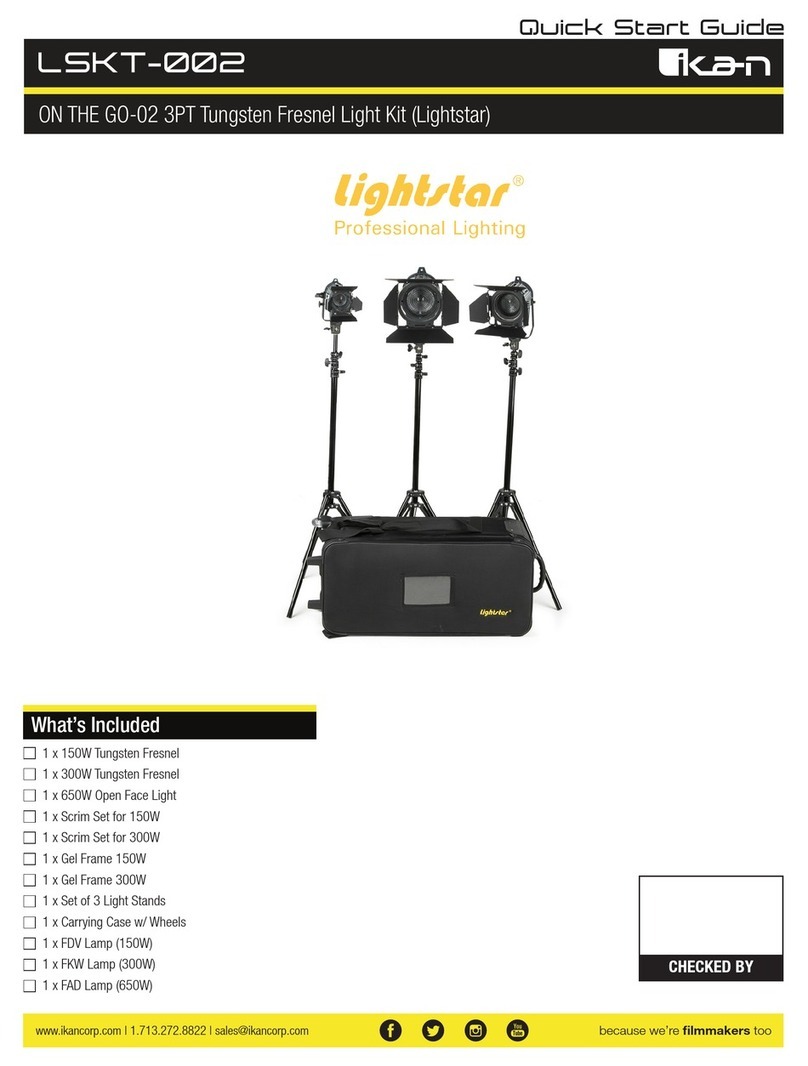 Ikan Lightstar LSKT-002 quick start guide