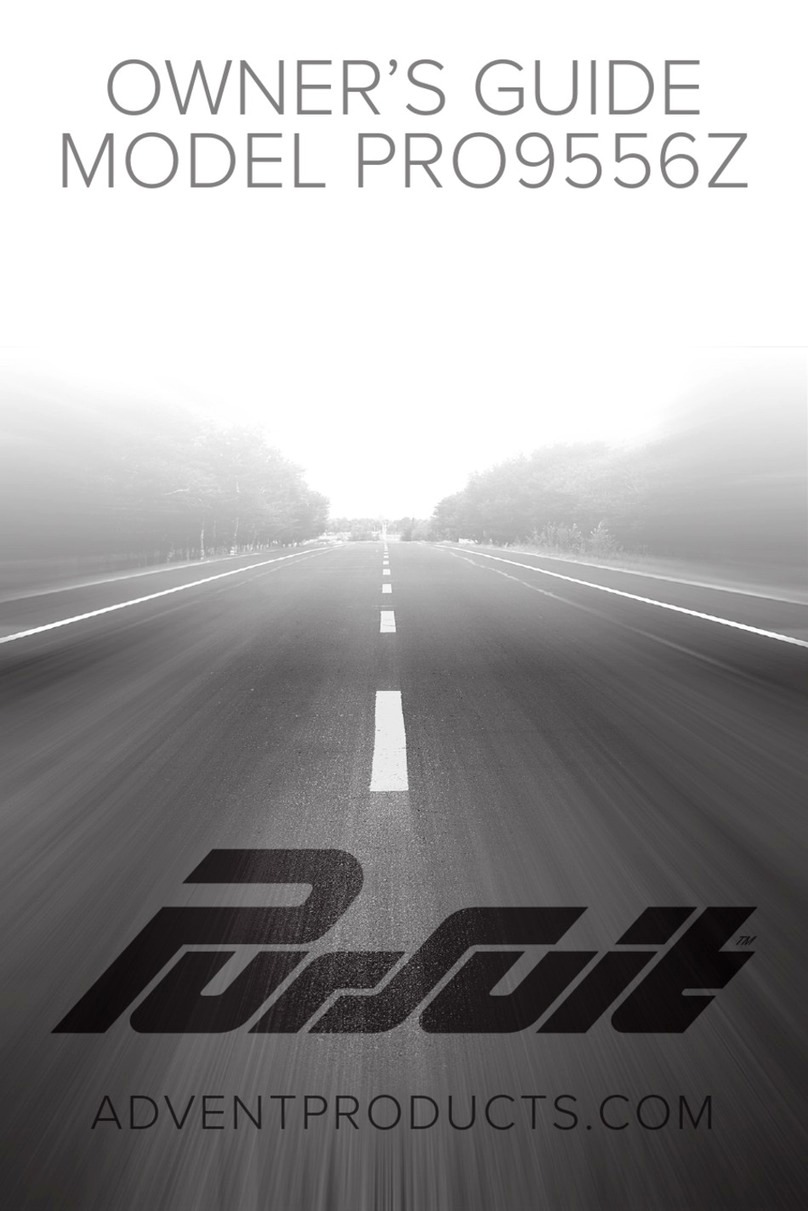 Voxx Electronics Pursuit PRO9556Z User manual