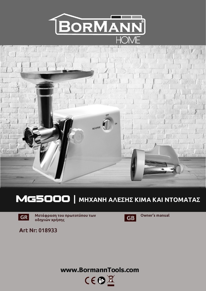 BorMann Mg5000 owner's manual