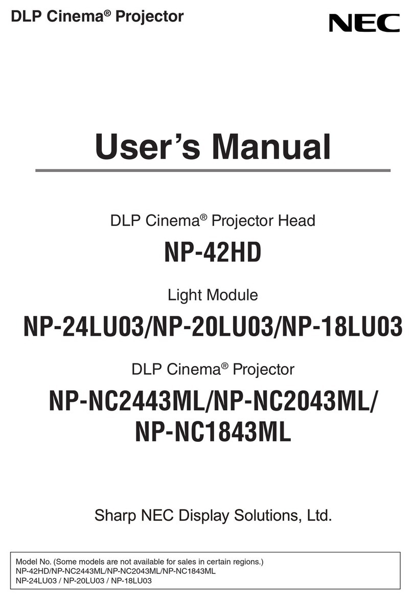 NEC NP-42HD user manual