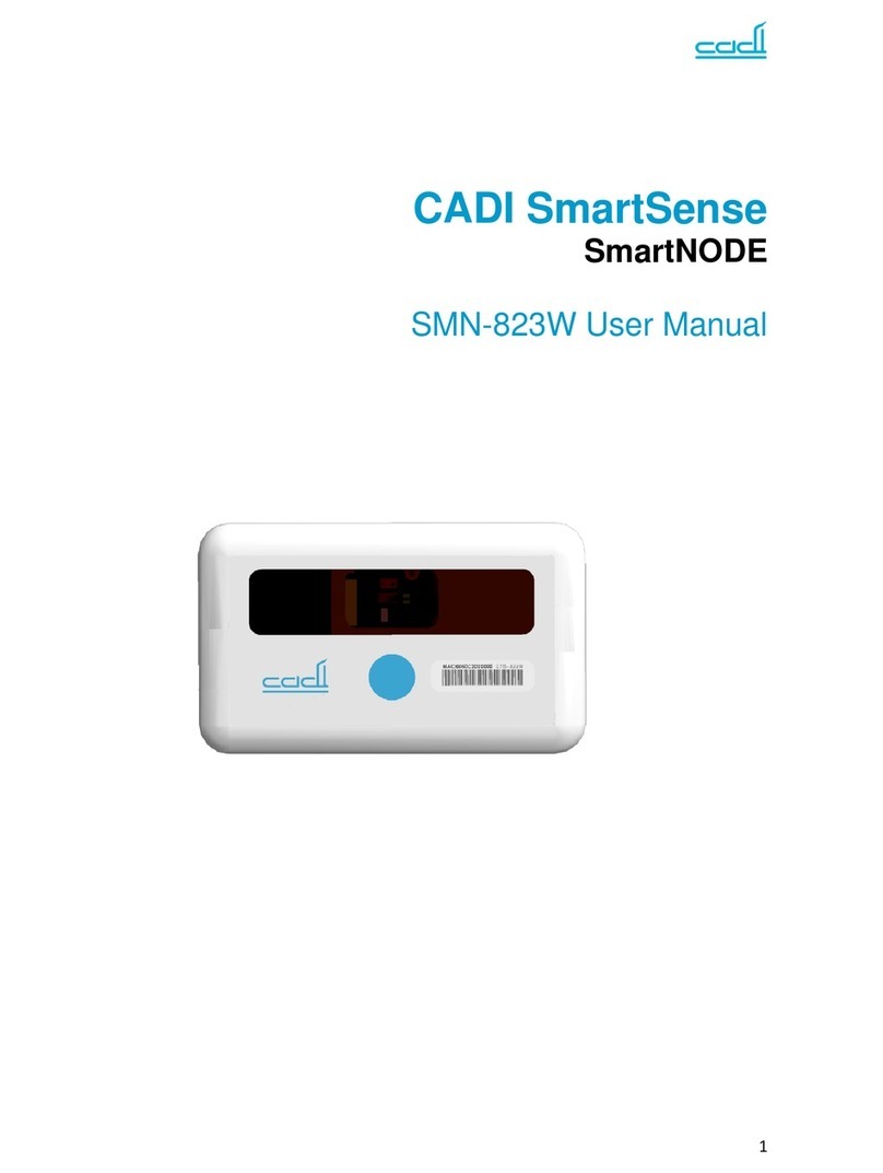 Cadi SmartNODE SMN-823W user manual