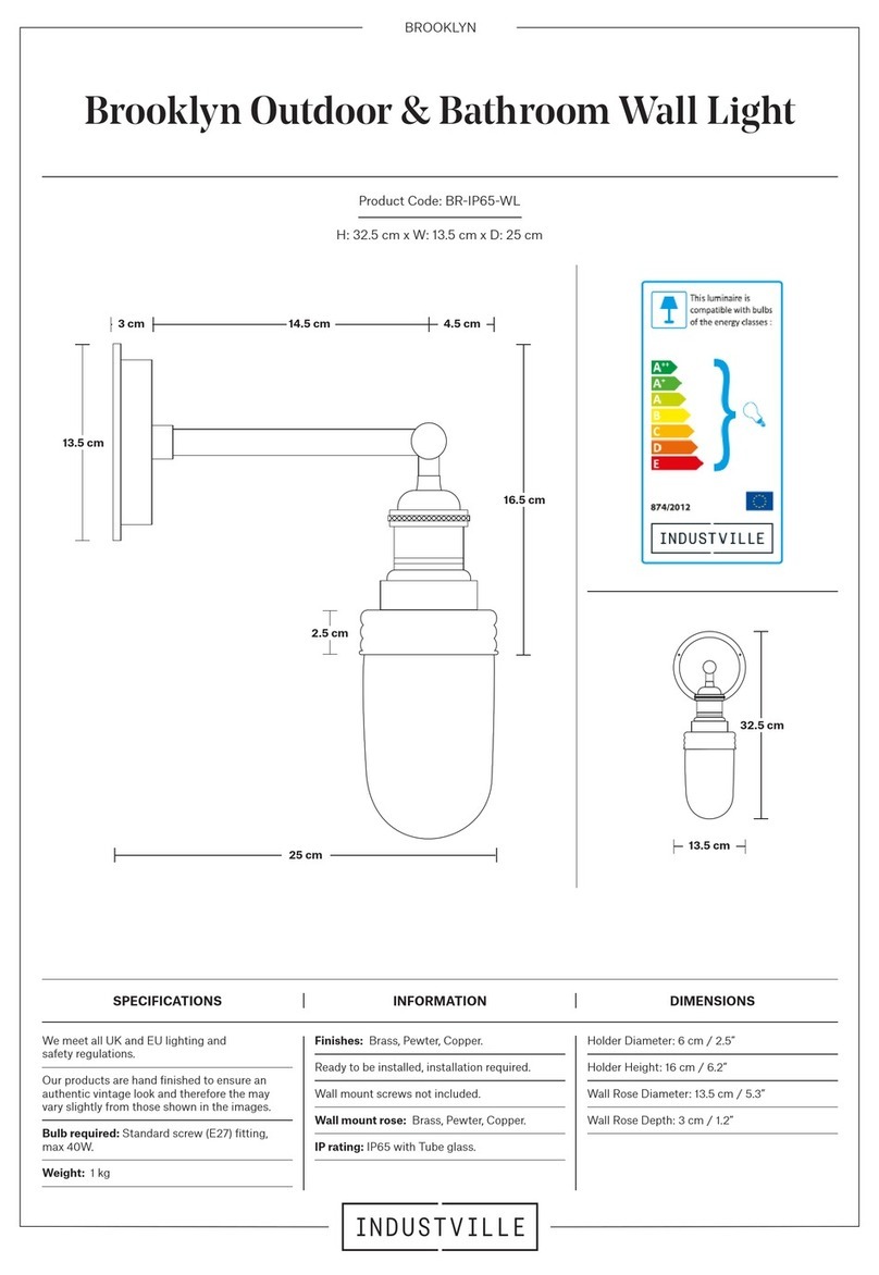 Brooklyn BR-IP65-WL User manual Brooklyn BR-IP65-WL User manual