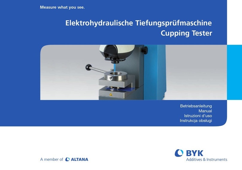 Atlanta BYK Cupping Tester manual