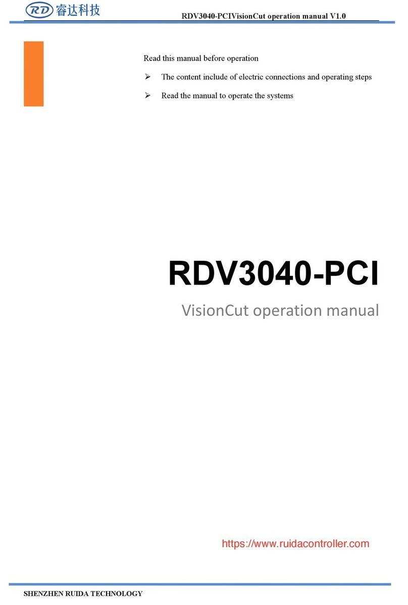 Ruida Technology RDV3040-PCI Operation manual