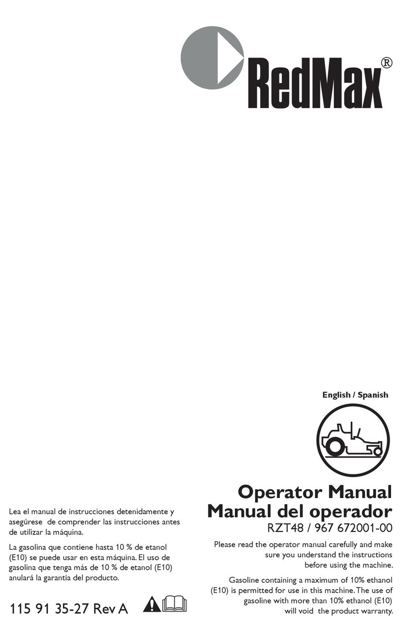 RedMax RZT48 Operator's manual