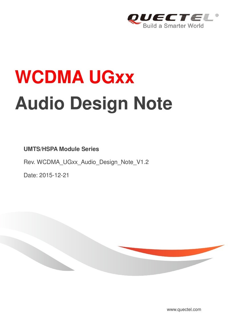 Quectel WCDMA UG Series manual