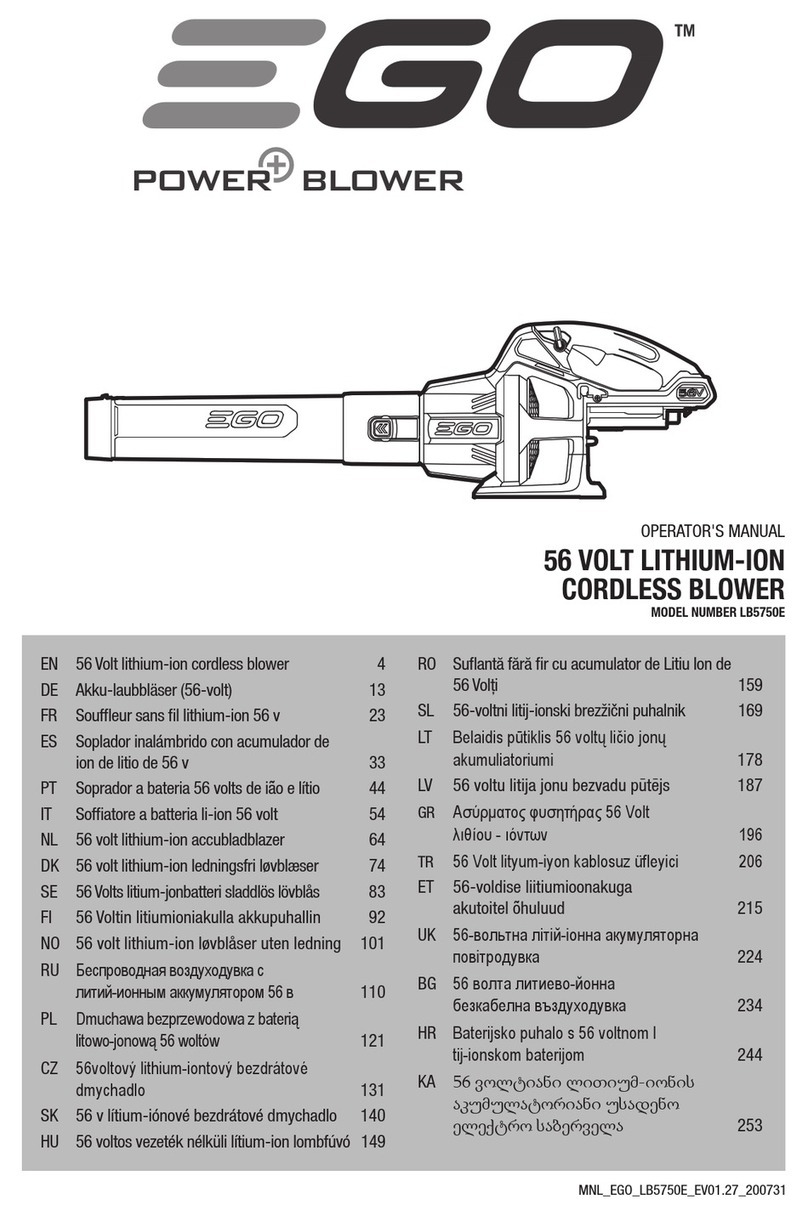 Ego Power+ LB5750E Operator's manual