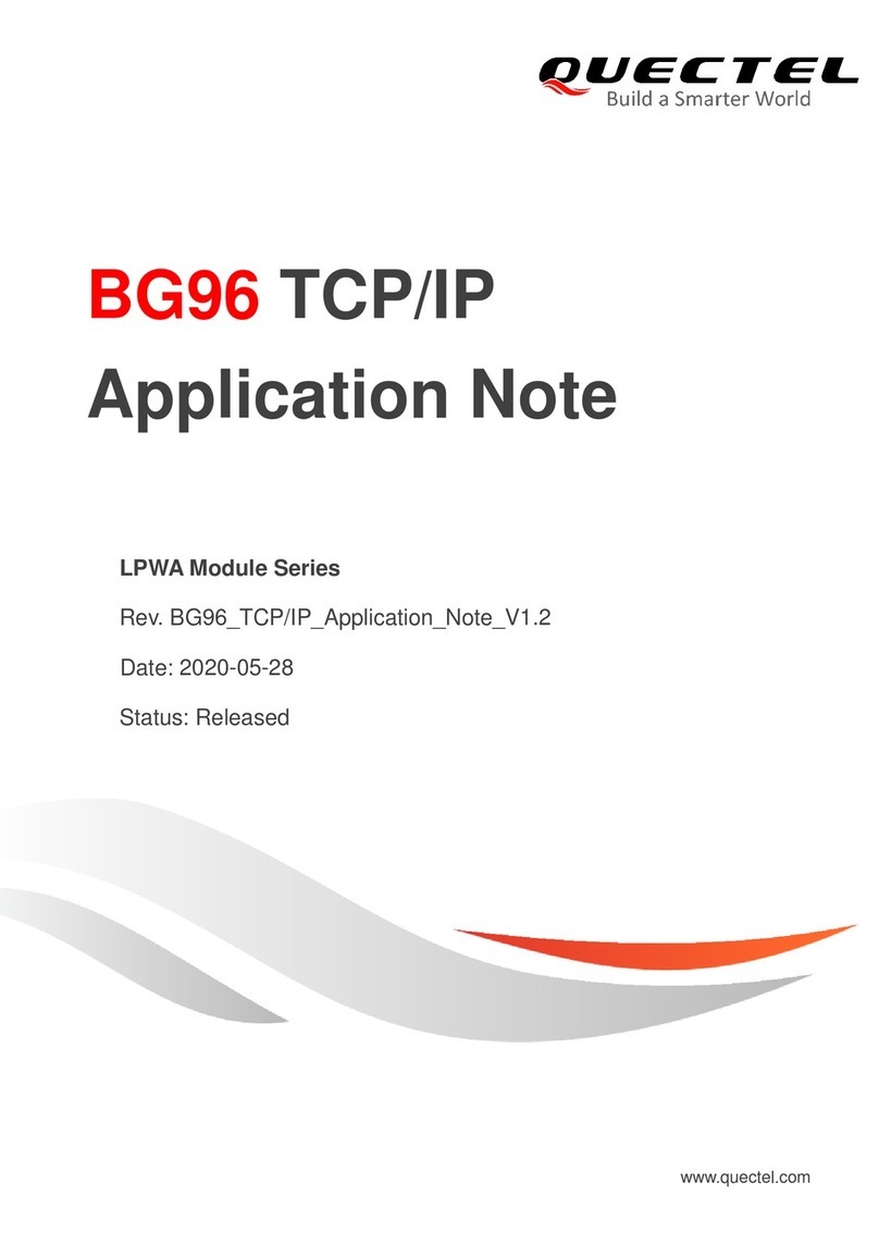Quectel BG96 Application note