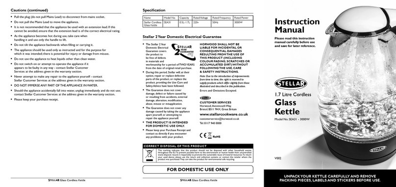 stellar labs SEA31 User manual