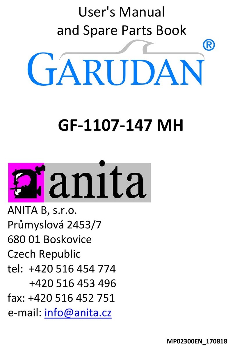 Anita GARUDAN GF-1107-147 MH user manual