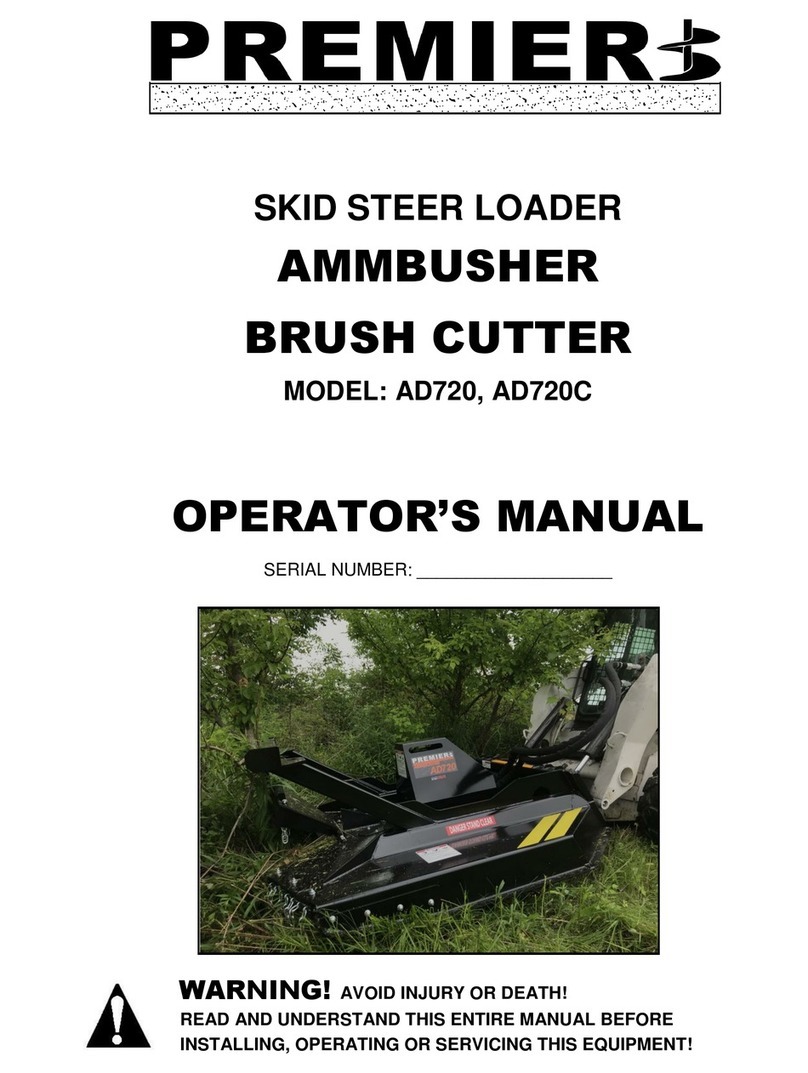 Premier Ammbusher AD720 Operator's manual