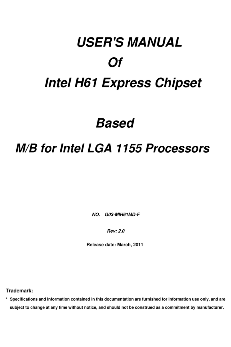 Intel H61 Express User manual