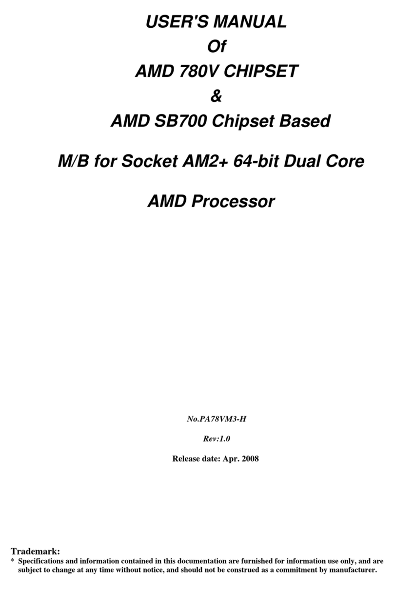 AMD 780V Series User manual