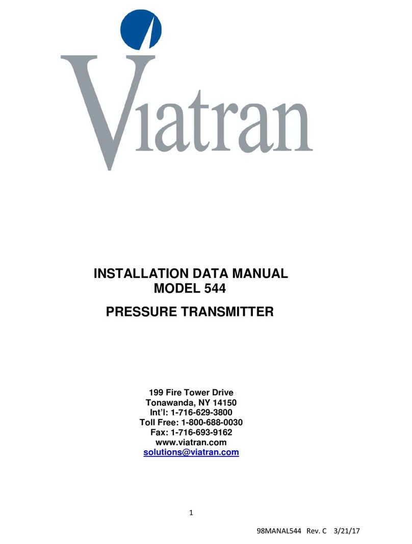 Viatran 544 Installation and user guide