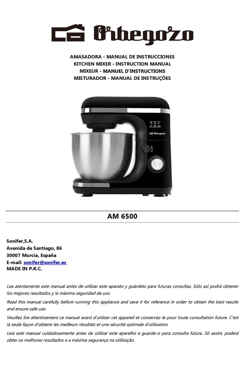 Orbegozo AM 6500 instruction manual