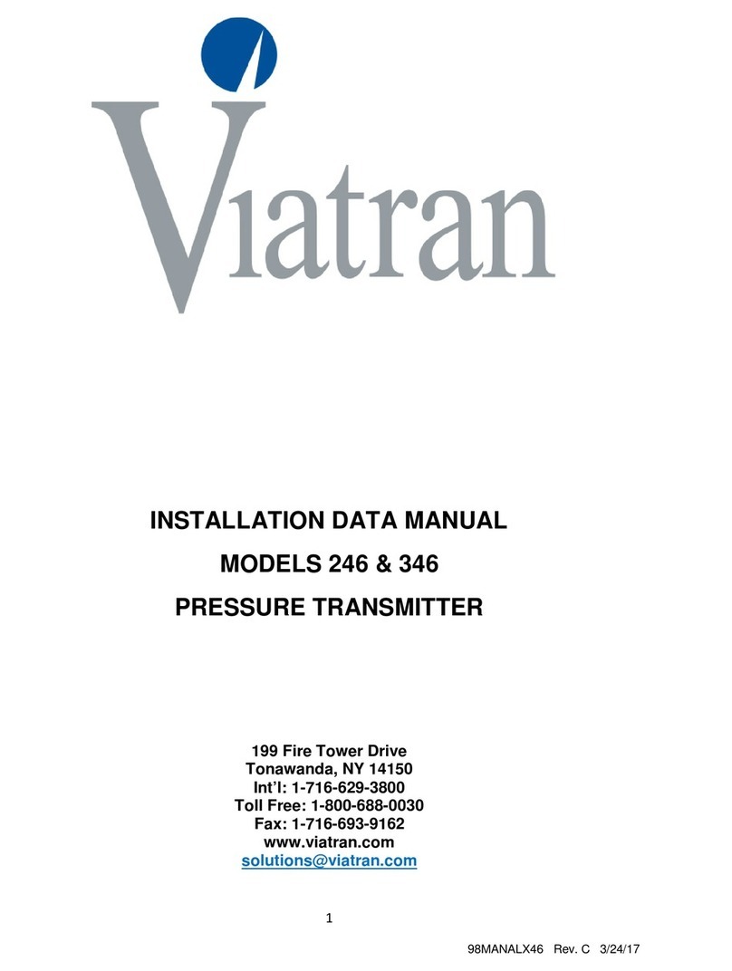 Viatran 246 Installation and user guide