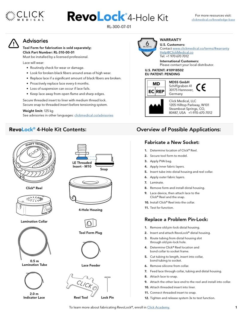 Click Medical RL-300-07-01 User manual Click Medical RL-300-07-01 User manual