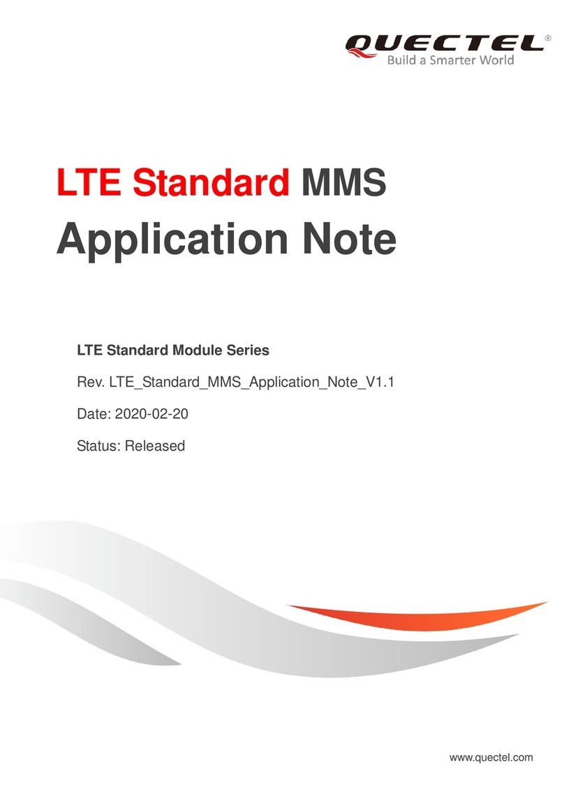 Quectel LTE Standard MMS Installation and operating instructions