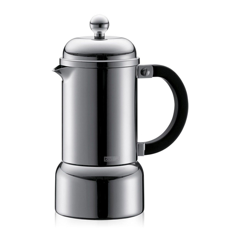 Bodum Chambord Instructions for use