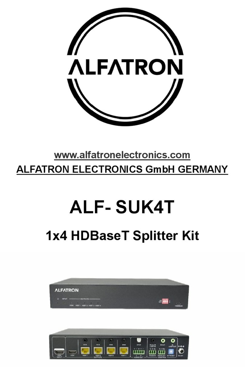 ALFAtron ALF-SUK4T instruction manual