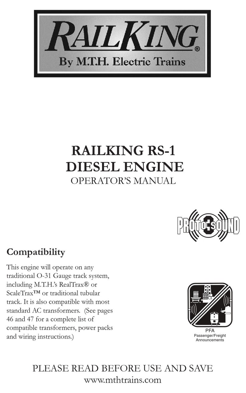 MTHTrains Rail King RS-1 Operator's manual